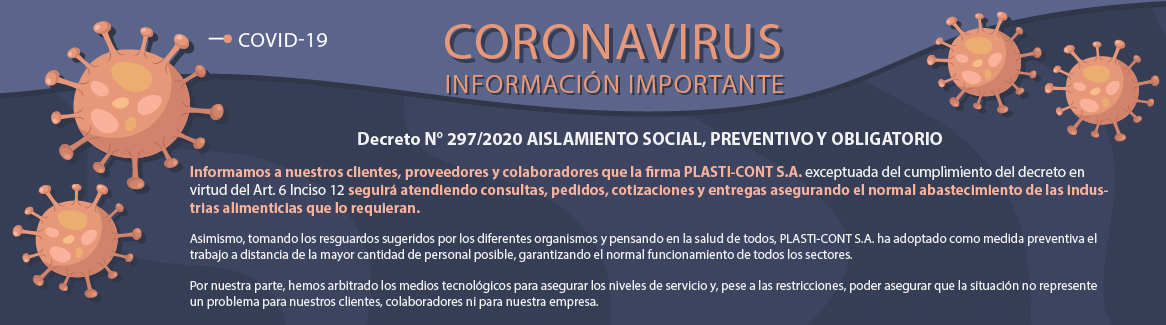 CORONAVIRUS - Información importante de la empresa